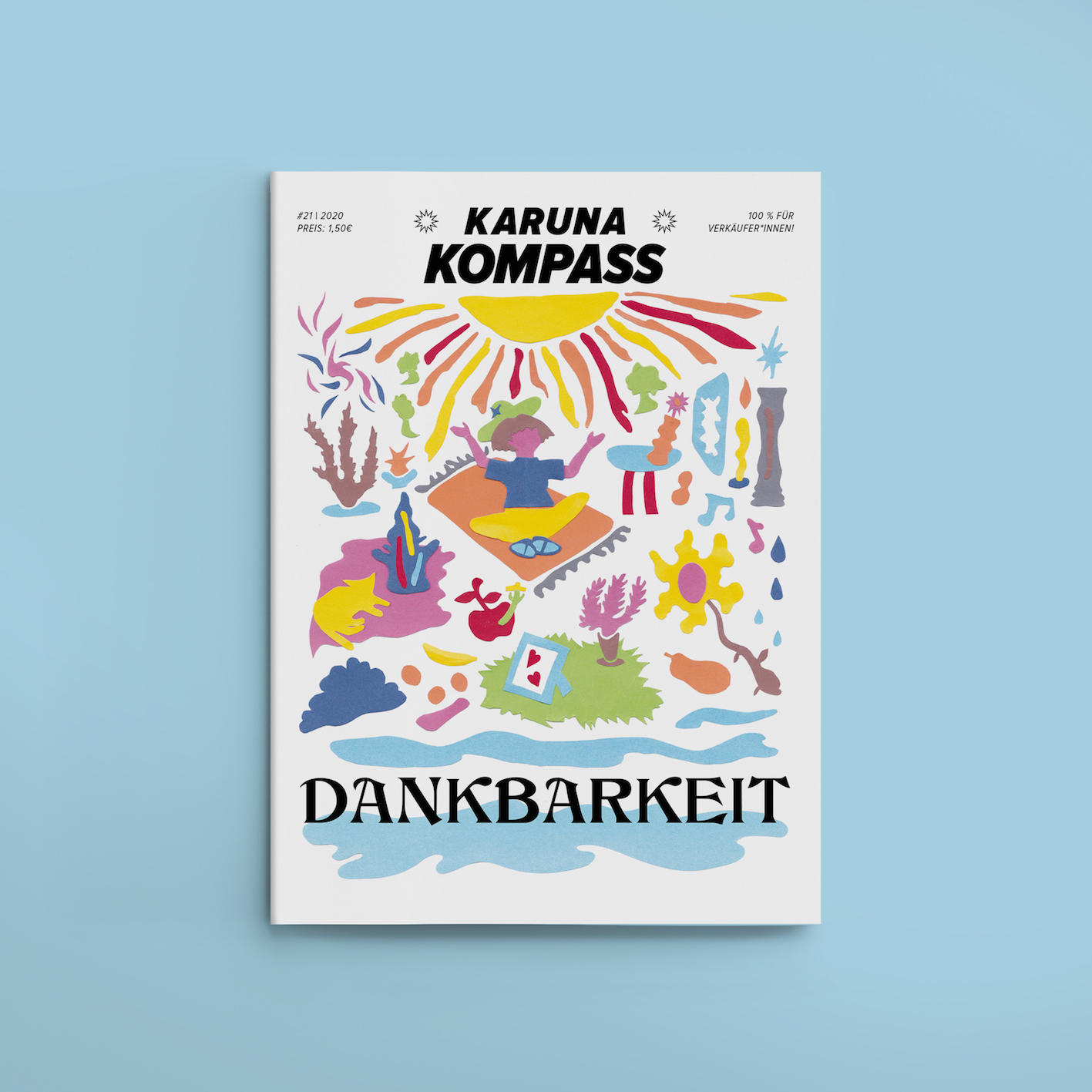 Karuna Kompass #21 Dankbarkeit (Gratitude): 
Art Direction and Graphic Design