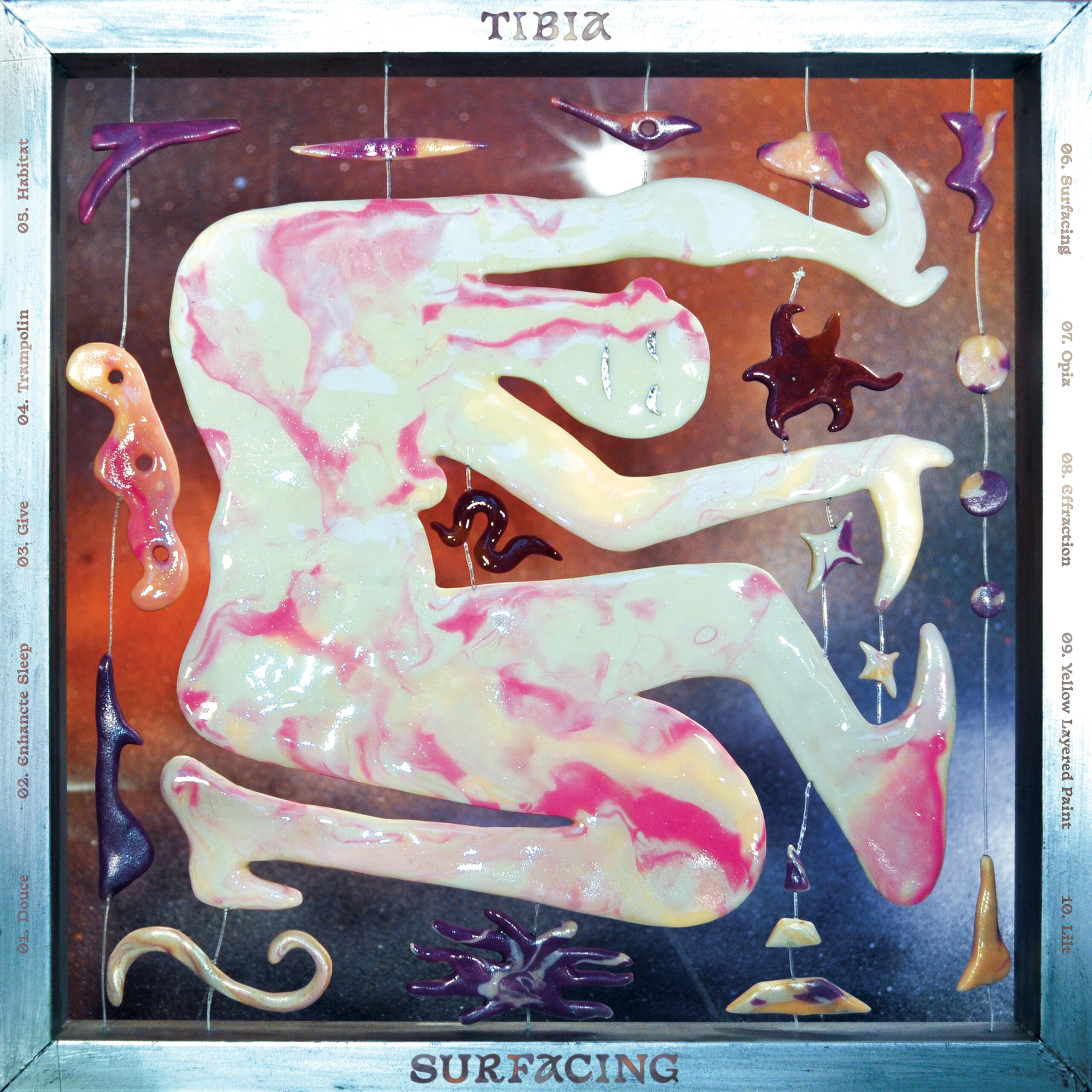 Tibia - Surfacing
Album Cover / Art Direction and Graphic Design via independent label ‎ <br><u><a href="https://www.instagram.com/body_verse/" target="_blank" rel="noopener noreferrer">Body Verse</a></u> 